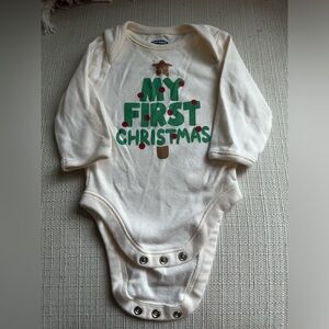 1st Christmas onesie